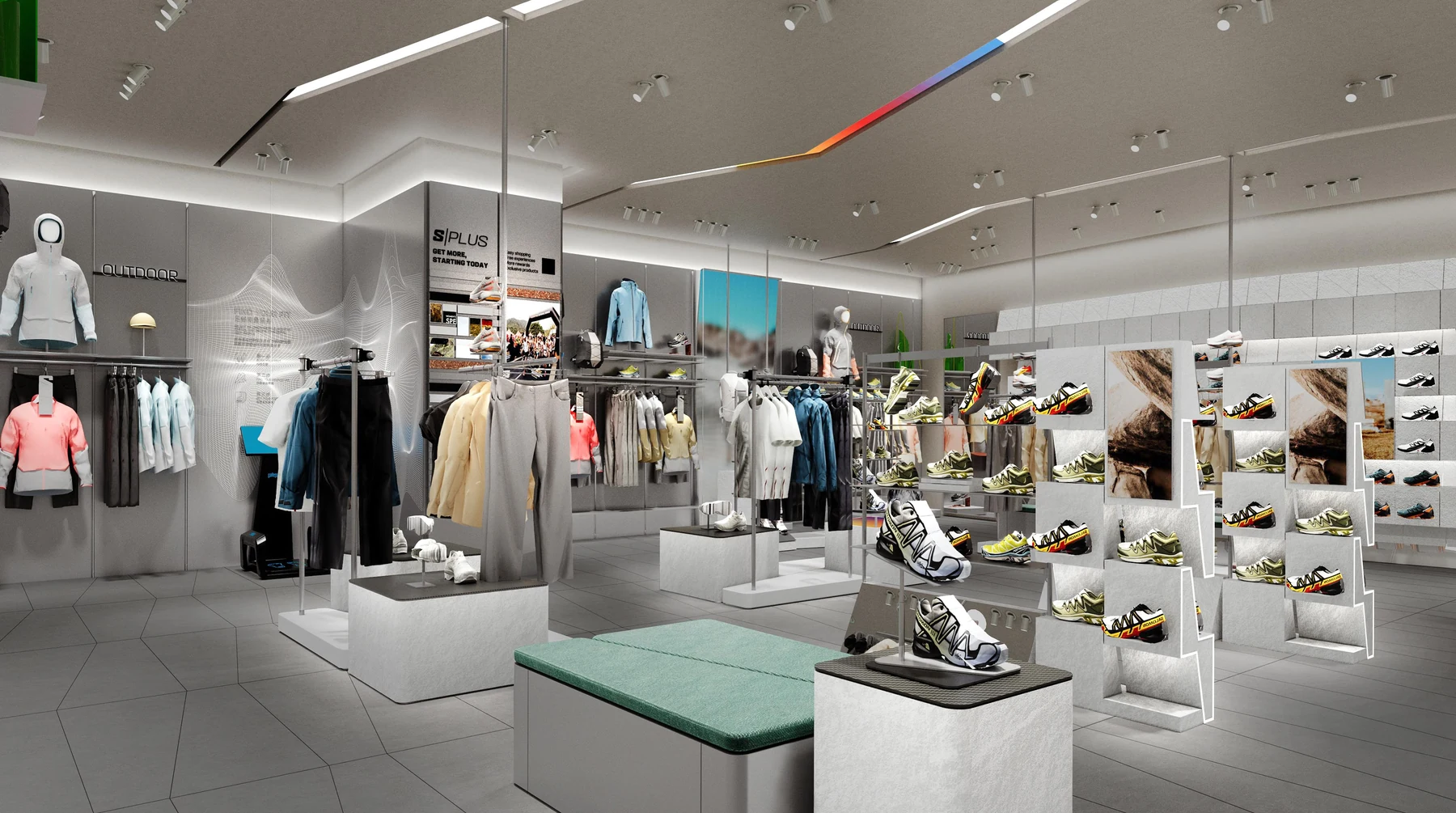 SALOMON 合肥 IN77 · 多店型照明研究